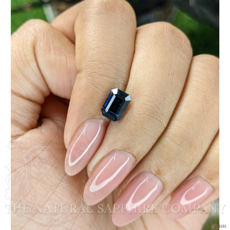 1.74 Ct. Greenish Blue Sapphire from Madagascar