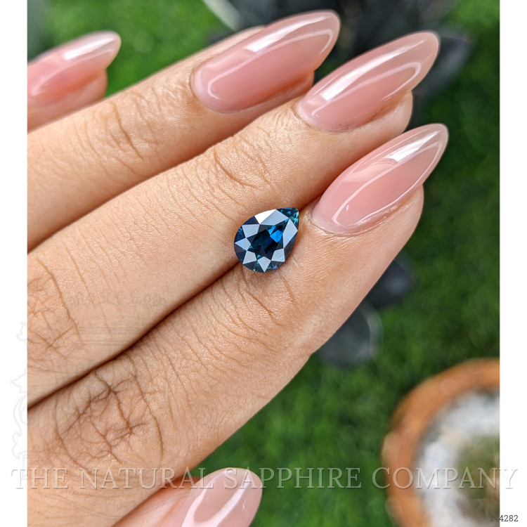 1.68 Ct. Greenish Blue Sapphire from Madagascar