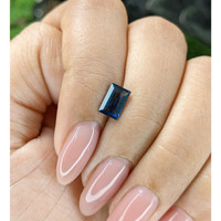 1.01 Ct. Blue Sapphire from Madagascar Life Style
