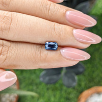 1.15 Ct. Blue Sapphire from Madagascar Life Style