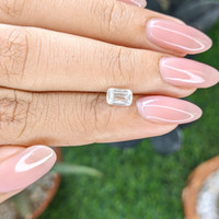 0.99 Ct. White Sapphire from Ceylon (Sri Lanka) Life Style