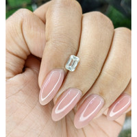 0.99 Ct. White Sapphire from Ceylon (Sri Lanka) Life Style