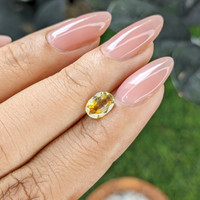 1.08 Ct. Yellow Sapphire from Ceylon (Sri Lanka) Life Style