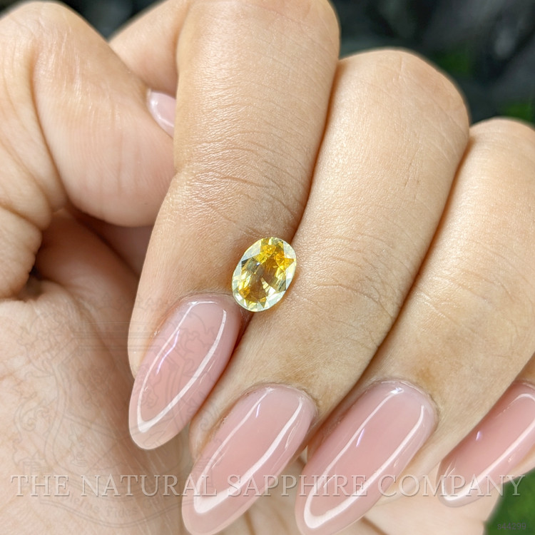 1.08 Ct. Yellow Sapphire from Ceylon (Sri Lanka)