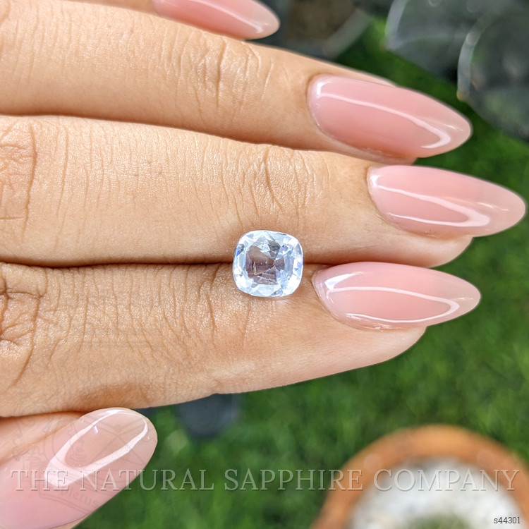 1.82 Ct. White Sapphire from Ceylon (Sri Lanka)