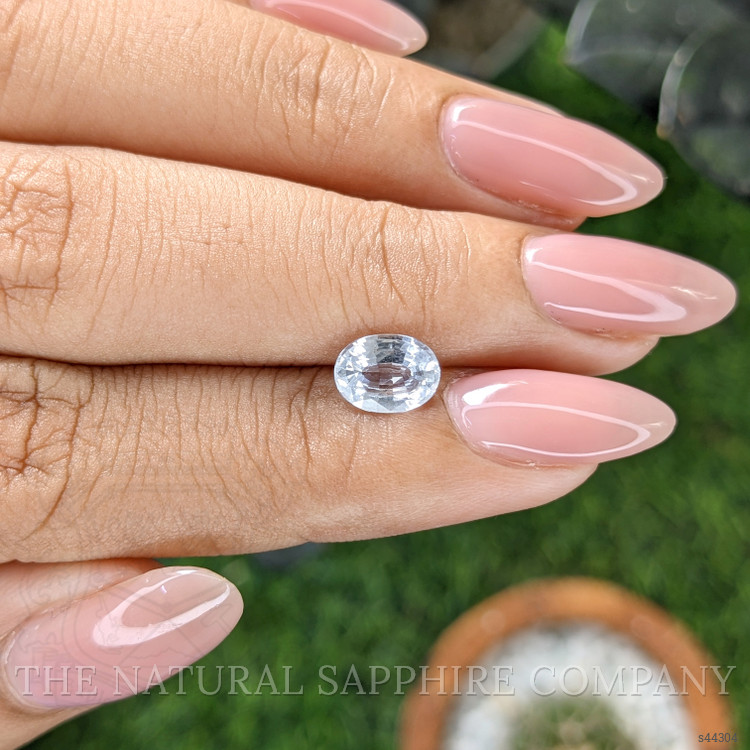 1.21 Ct. White Sapphire from Ceylon (Sri Lanka)