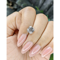2.54 Ct. White Sapphire from Ceylon (Sri Lanka) Life Style