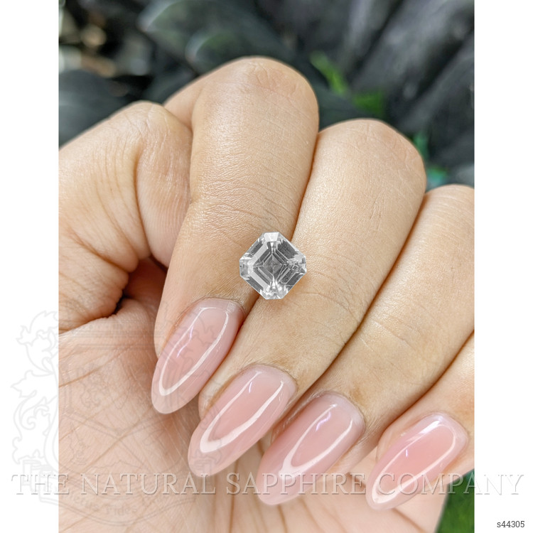 2.54 Ct. White Sapphire from Ceylon (Sri Lanka)