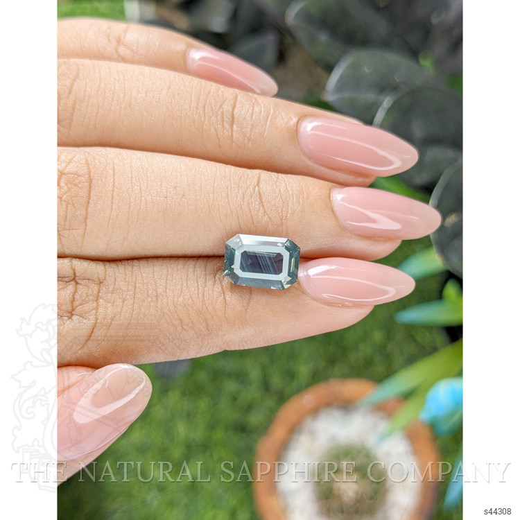 4.53 Ct. Bluish Green Sapphire from Madagascar