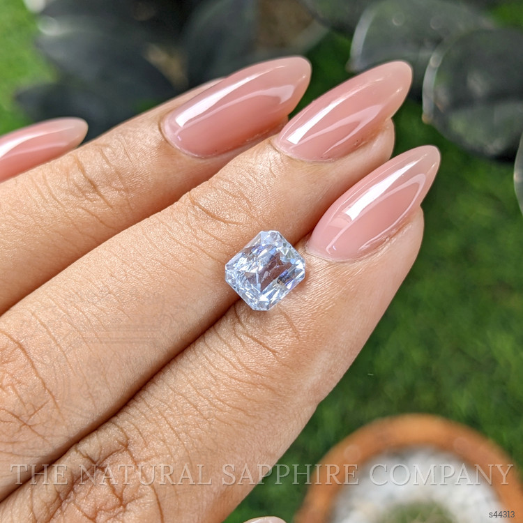 2.11 Ct. White Sapphire from Ceylon (Sri Lanka)