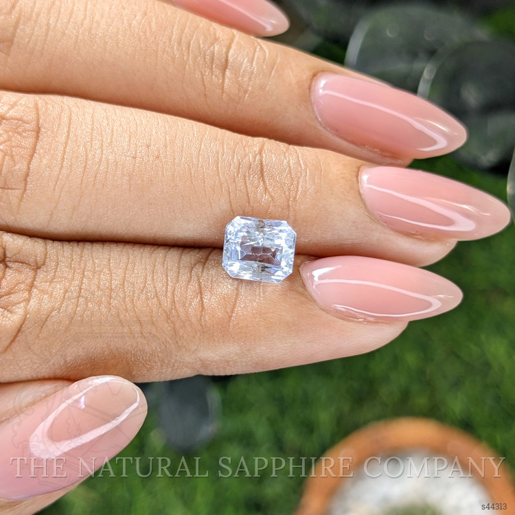 2.11 Ct. White Sapphire from Ceylon (Sri Lanka)