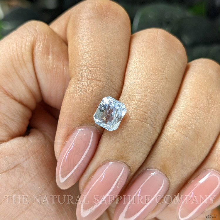 2.11 Ct. White Sapphire from Ceylon (Sri Lanka)