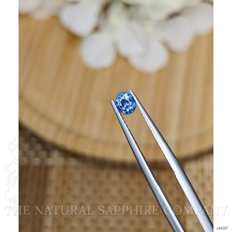 0.43 Ct. Blue Sapphire from Ceylon (Sri Lanka)