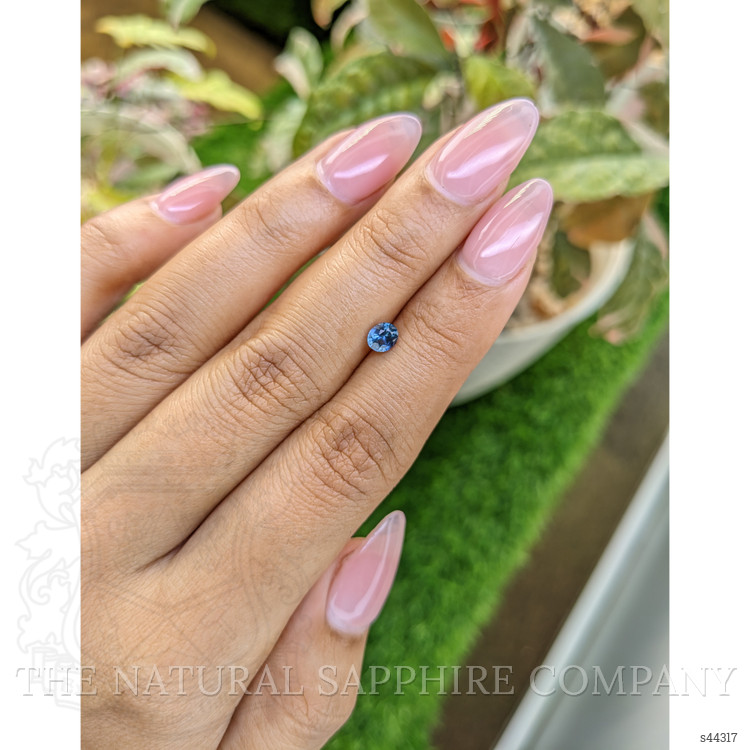 0.43 Ct. Blue Sapphire from Ceylon (Sri Lanka)