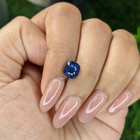 2.25 Ct. Blue Sapphire from Ceylon (Sri Lanka) Life Style