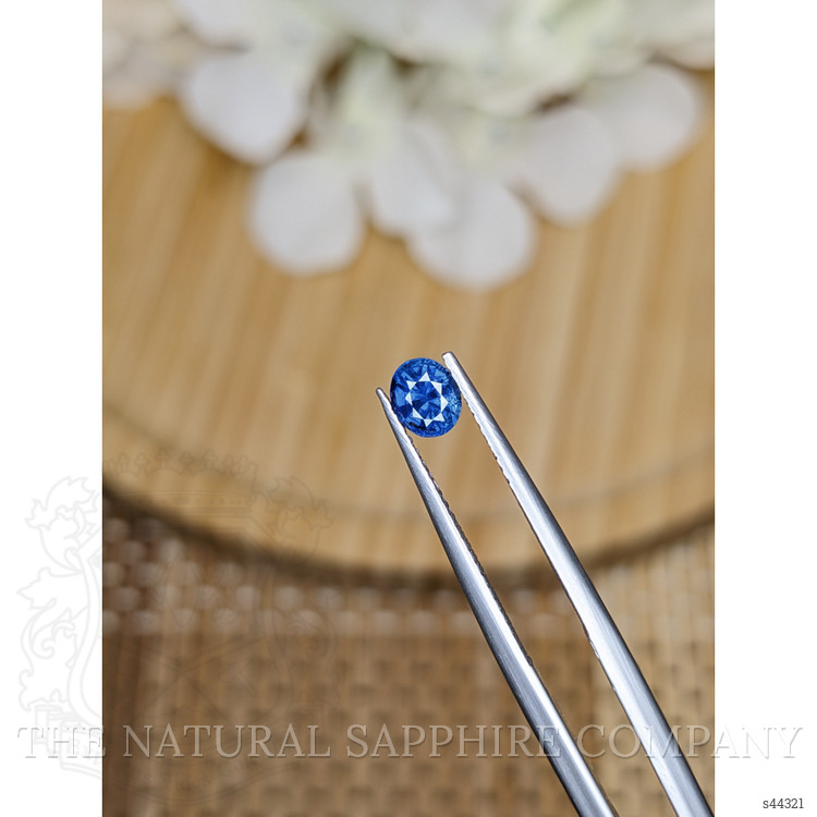 0.58 Ct. Blue Sapphire from Ceylon (Sri Lanka)