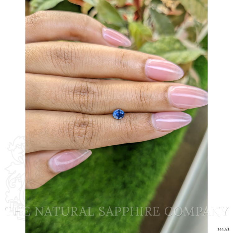 0.58 Ct. Blue Sapphire from Ceylon (Sri Lanka)