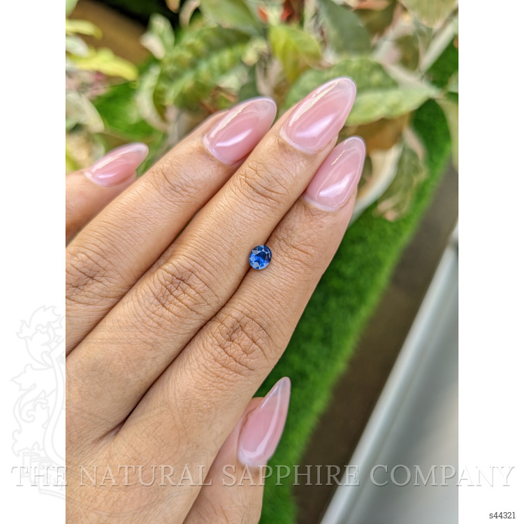 0.58 Ct. Blue Sapphire from Ceylon (Sri Lanka)
