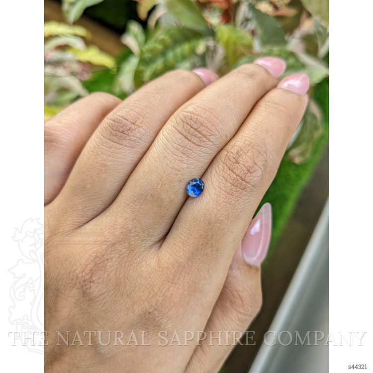 0.58 Ct. Blue Sapphire from Ceylon (Sri Lanka)