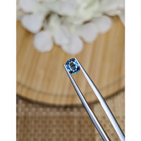 0.63 Ct. Greenish Blue Sapphire from Ceylon (Sri Lanka) Life Style