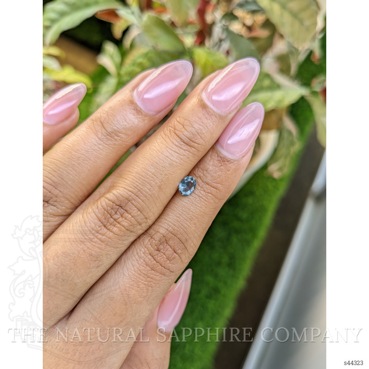 0.50 Ct. Greenish Blue Sapphire from Ceylon (Sri Lanka)
