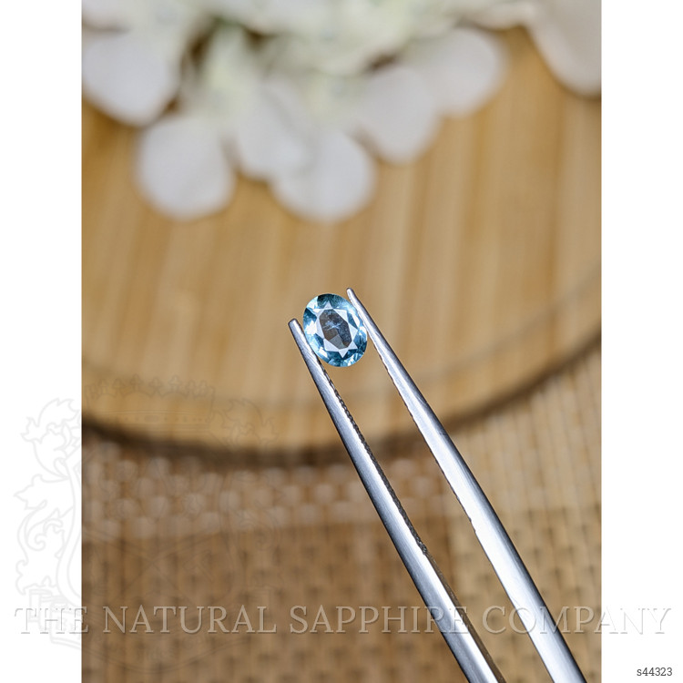0.50 Ct. Greenish Blue Sapphire from Ceylon (Sri Lanka)