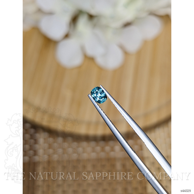 0.30 Ct. Greenish Blue Sapphire from Ceylon (Sri Lanka)