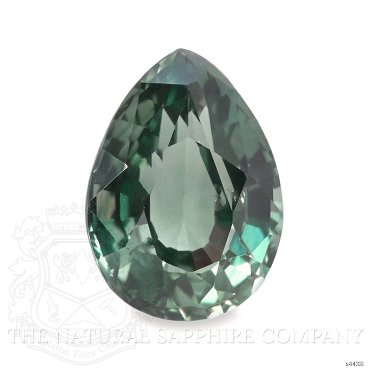 0.56 Ct. Bluish Green Sapphire from Ceylon (Sri Lanka)