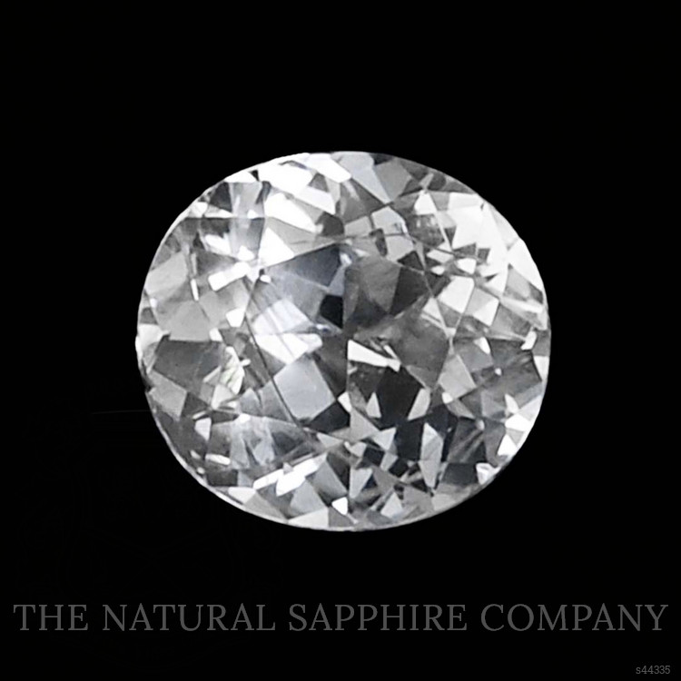 0.37 Ct. White Sapphire from Ceylon (Sri Lanka)