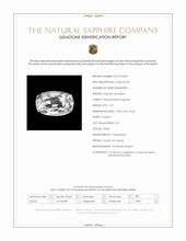 1.07 Ct. White Sapphire from Ceylon (Sri Lanka) Scan Report