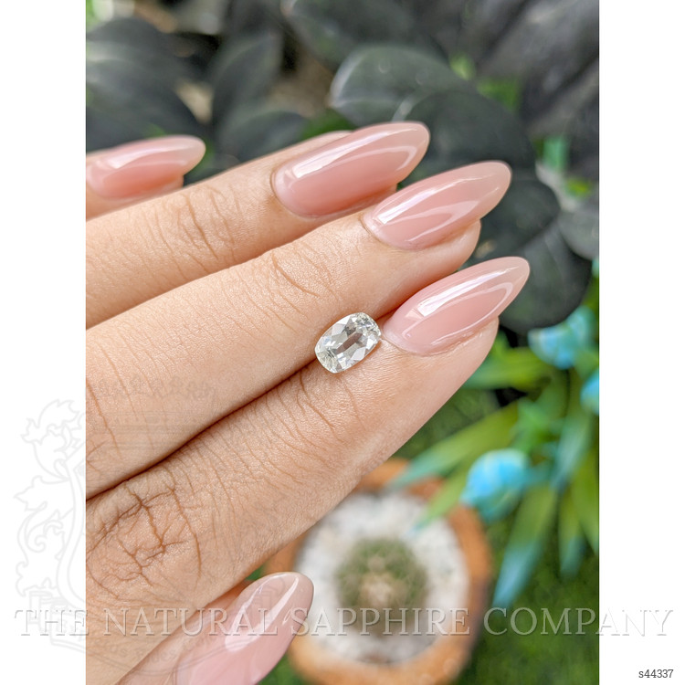 1.07 Ct. White Sapphire from Ceylon (Sri Lanka)