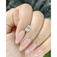 1.07 Ct. White Sapphire from Ceylon (Sri Lanka) Life Style