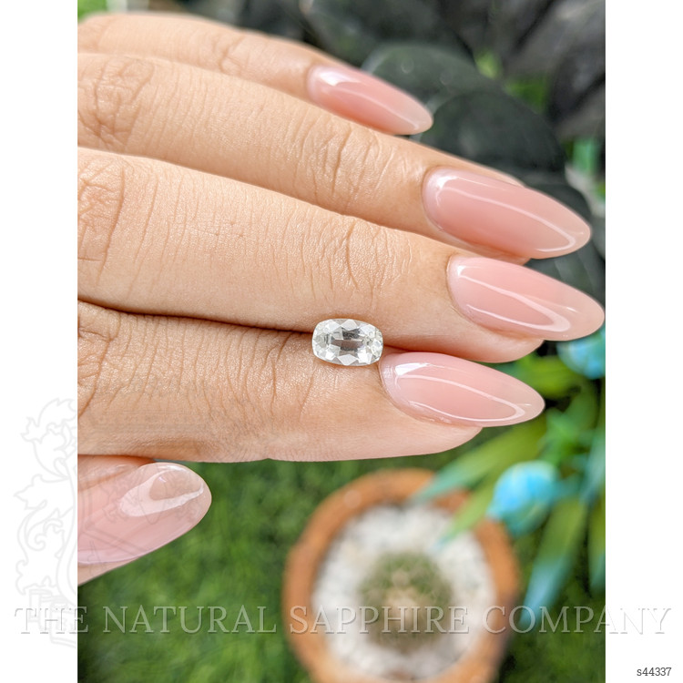 1.07 Ct. White Sapphire from Ceylon (Sri Lanka)