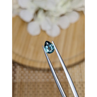 1.05 Ct. Greenish Blue Sapphire from Ceylon (Sri Lanka) Life Style