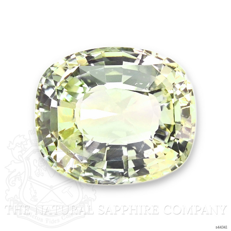 4.04 Ct. Yellowish Green Sapphire from Ceylon (Sri Lanka)