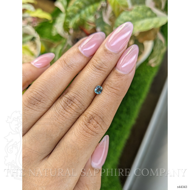 0.38 Ct. Greenish Blue Sapphire from Ceylon (Sri Lanka)