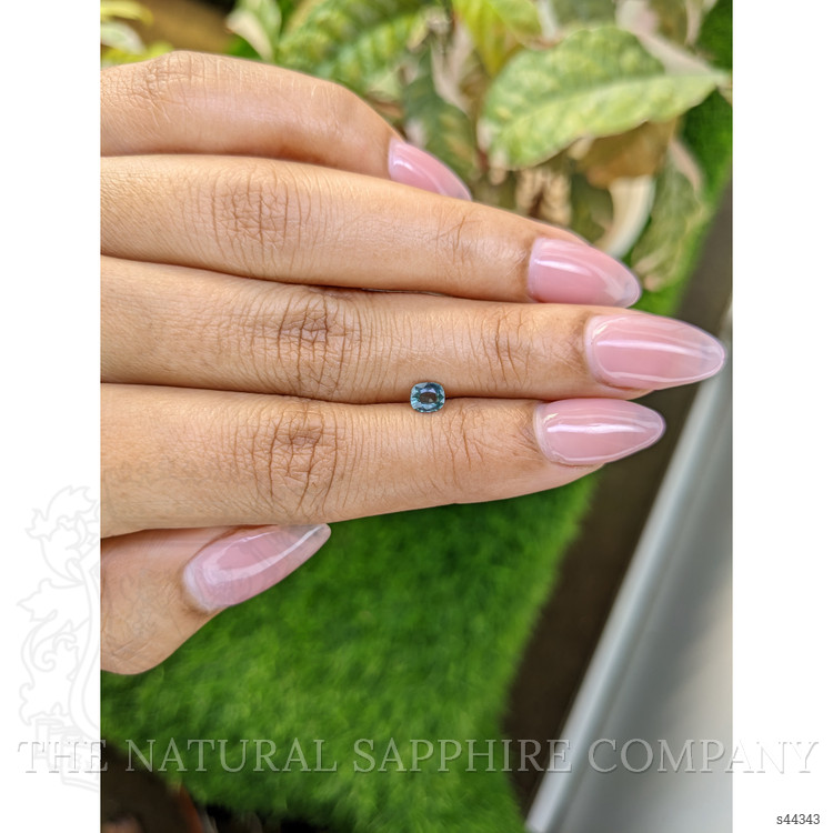 0.38 Ct. Greenish Blue Sapphire from Ceylon (Sri Lanka)