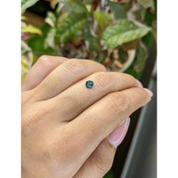 0.48 Ct. Greenish Blue Sapphire from Ceylon (Sri Lanka) Life Style