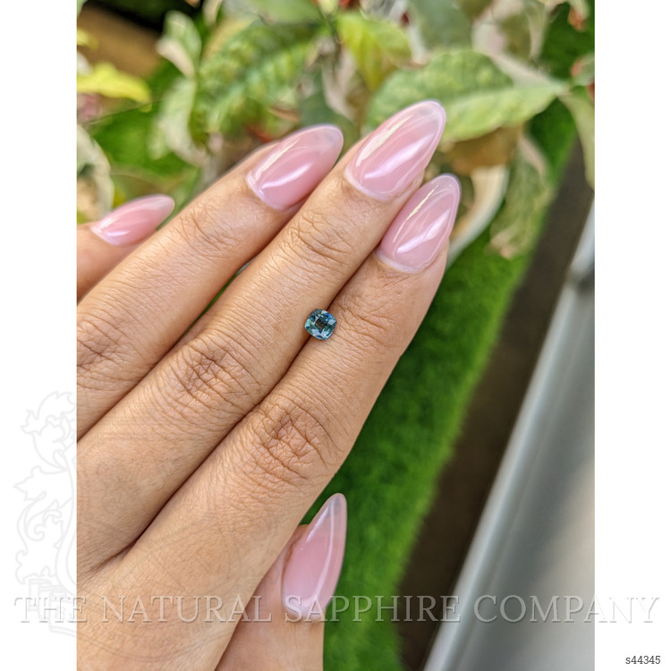 0.48 Ct. Greenish Blue Sapphire from Ceylon (Sri Lanka)
