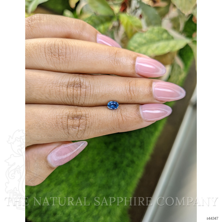 0.57 Ct. Blue Sapphire from Ceylon (Sri Lanka)
