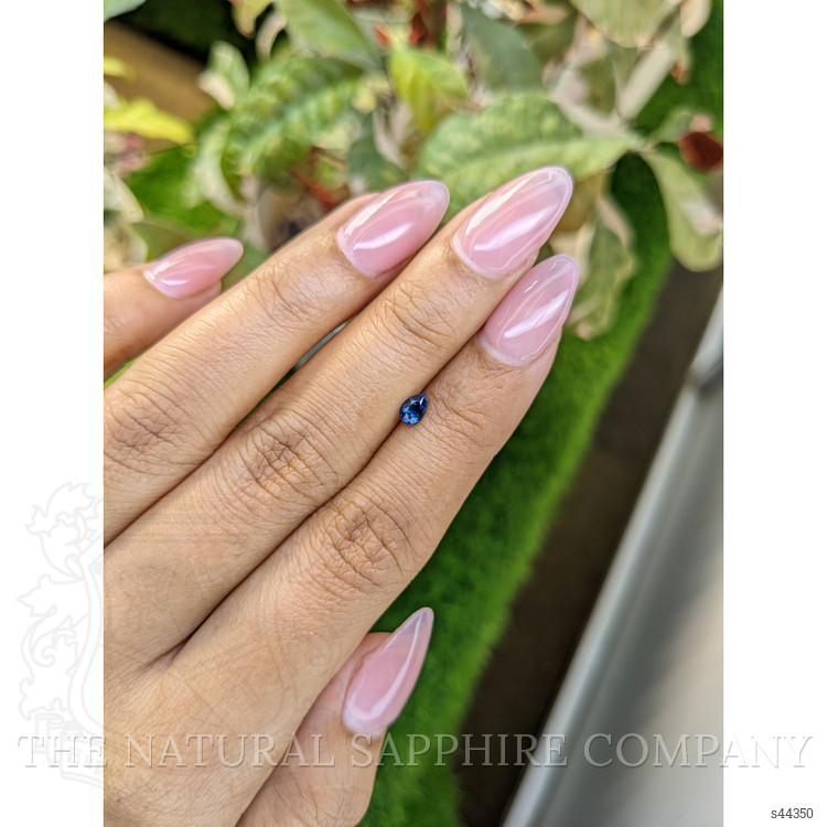 0.35 Ct. Blue Sapphire from Ceylon (Sri Lanka)