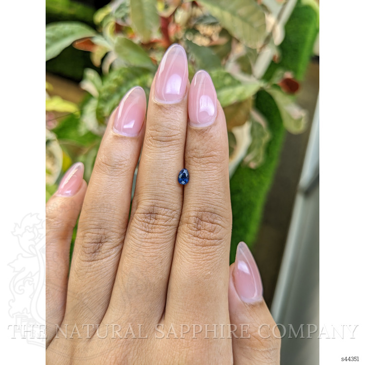 0.49 Ct. Blue Sapphire from Ceylon (Sri Lanka)