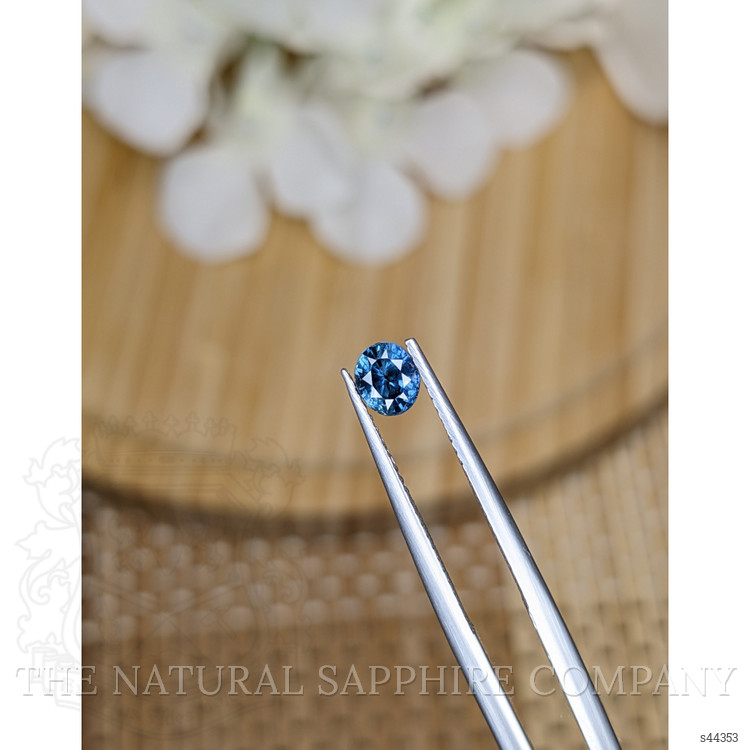 0.59 Ct. Blue Sapphire from Ceylon (Sri Lanka)