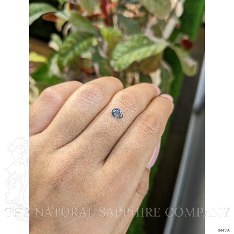 0.59 Ct. Bluish Grey Sapphire from Ceylon (Sri Lanka)