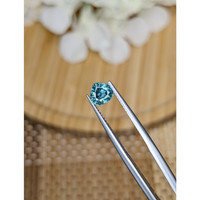 0.89 Ct. Bluish Green Sapphire from Ceylon (Sri Lanka) Life Style