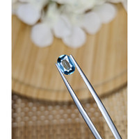 0.91 Ct. Greenish Blue Sapphire from Ceylon (Sri Lanka) Life Style
