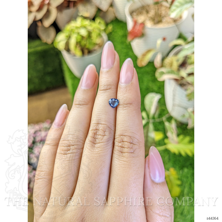 0.69 Ct. Blue Sapphire from Ceylon (Sri Lanka)