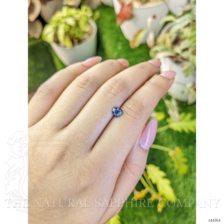 0.69 Ct. Blue Sapphire from Ceylon (Sri Lanka)