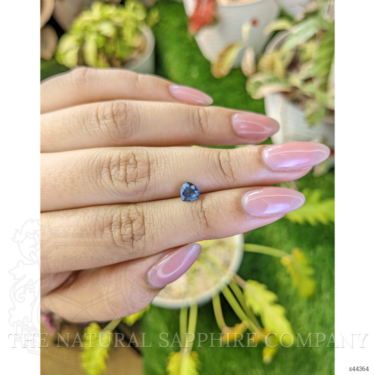 0.69 Ct. Blue Sapphire from Ceylon (Sri Lanka)