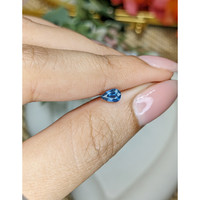 0.53 Ct. Greenish Blue Sapphire from Ceylon (Sri Lanka) Life Style